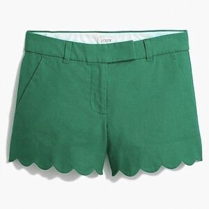 NWOT J Crew Chino Shorts 4” Scalloped Sz 4 Small